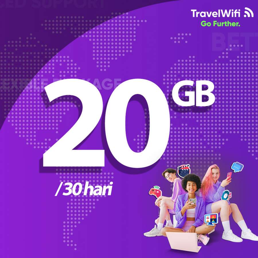 Gambar TravelWifi Indonesia Internet - 20 GB