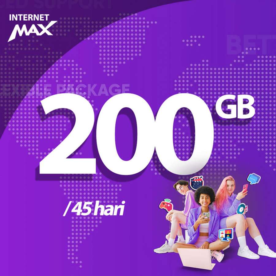 Gambar Wifi Indonesia Internet MAX - 200 GB