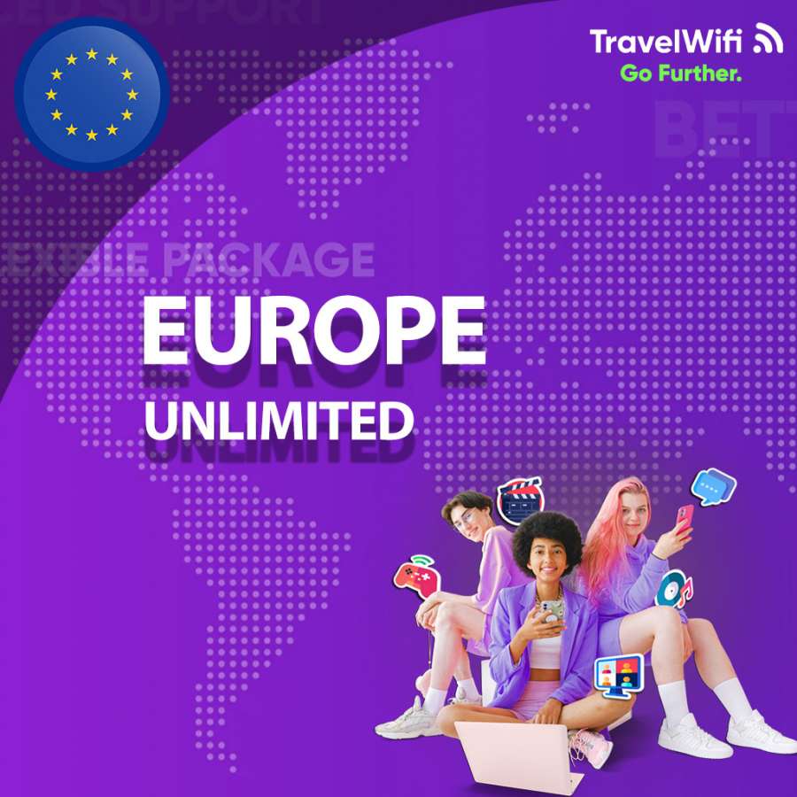 Gambar Europe Adventure Unlimited FUP 1 GB